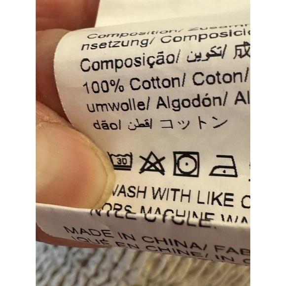 Gouchos Emery Rose SzS 100%cotton Tan Wide Leg Zand Waist Band 3.5 I 23 L32 NICE - Picture 11 of 11